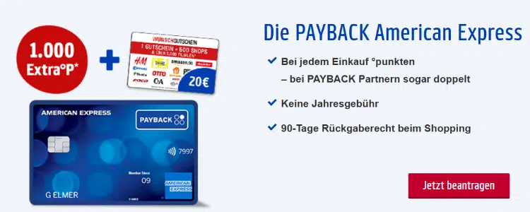 Payback AMEX + Wunschgutschein