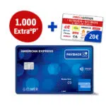 Payback AMEX + 1.000 Punkte + 20€ Wunschgutschein