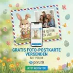 Pixum Postkarte gratis versenden Ostern 2026