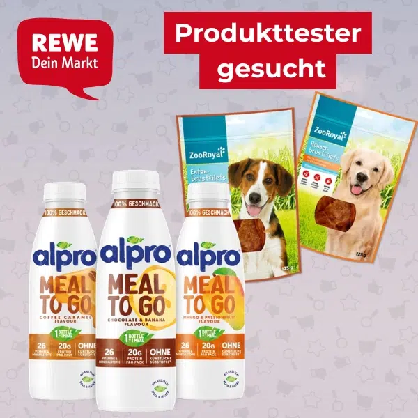 Produkttester für REWE werden
