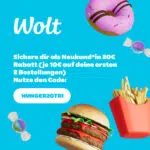 Wolt Gutschein 20€