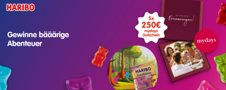 myDays Gutschein bei Haribo gewinnen