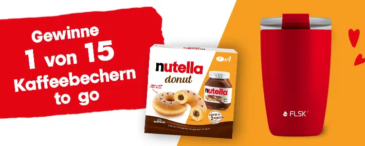 Kaffeebecher bei nutella gewinnen