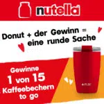 nutella Kaffeebecher gewinnen