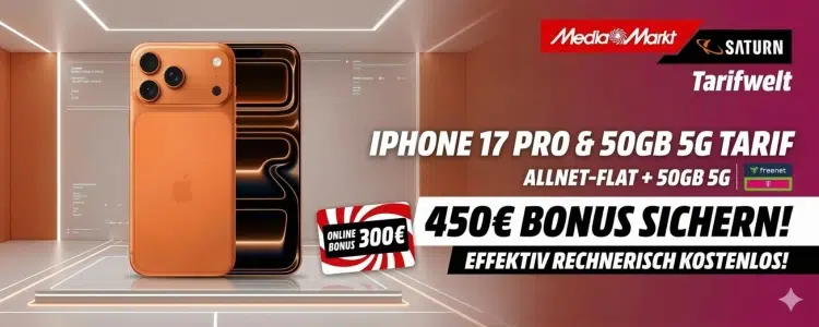 450€ Bonus für Apple iPhone 17 Pro