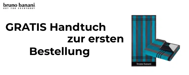 Gratis Handtuch bei Bruno Banani