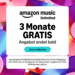 Letzte Chance auf Amazon Music