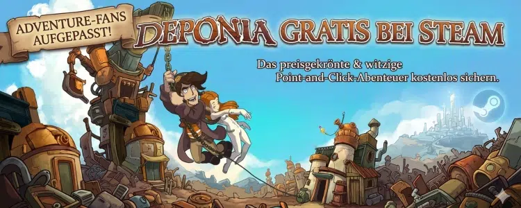 Deponia gratis bei Steam