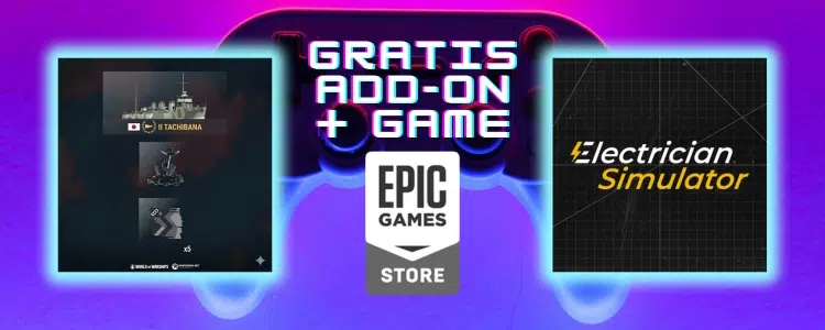 Add-On "Episches Tachibana-Jubiläumspaket" für "World of Warships" und "Electrician Simulator" gratis bei Epic