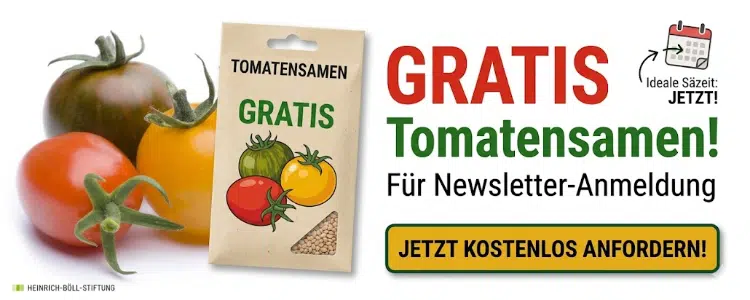 Gratis Tomatensamen anfordern