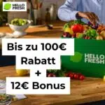 HelloFresh 100€ Rabatt
