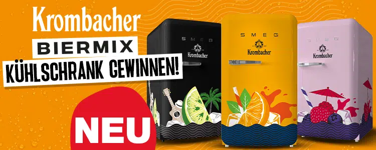 SMEG-Kühlschrank bei Krombacher gewinnen