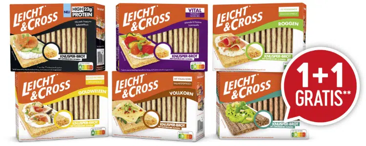 Leicht & Cross: 2-für-1-Aktion