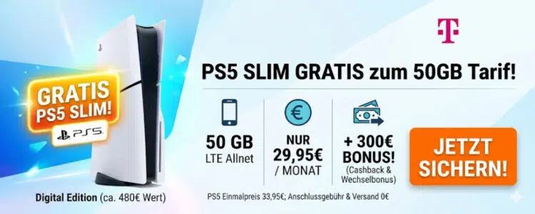 Handytarif + kostenlose PS5