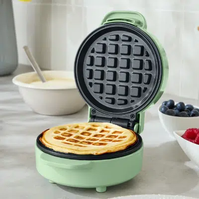 Mini-Waffeleisen in Mint