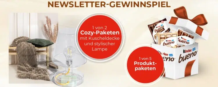 NEwsletter-Gewinnspiel von kinder Bueno