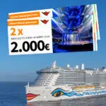 AIDA verlost 2x 2.000€ Gutschein