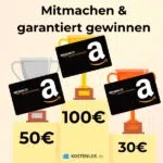 User-Deal-Gewinnspiel; Aktion einsenden & gewinnen