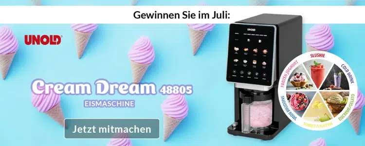 Unold Eismaschine gewinnen