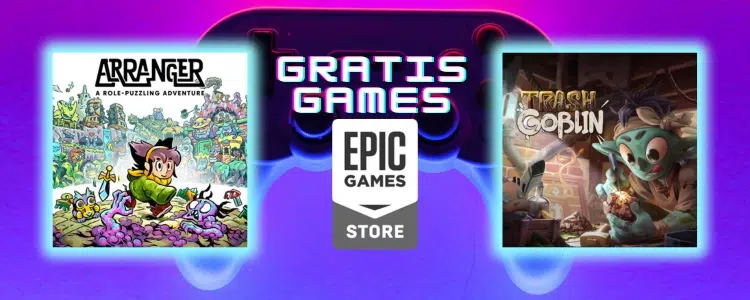 Arranger: A Role-Puzzling Adventure & Trash Goblin gratis bei Epic
