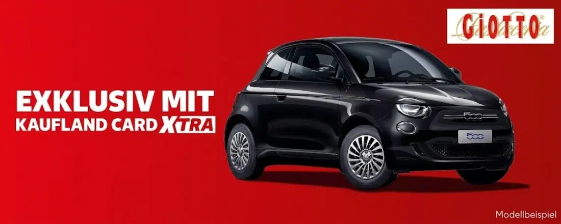 Fiat 500e bei Kaufland gewinnen