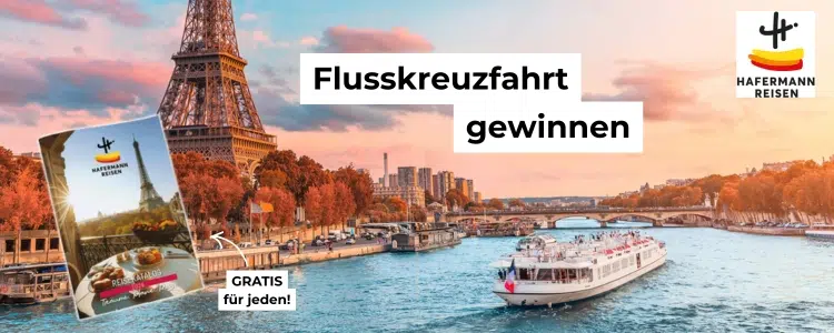 Flusskreuzfahrt auf Seine gewinnen
