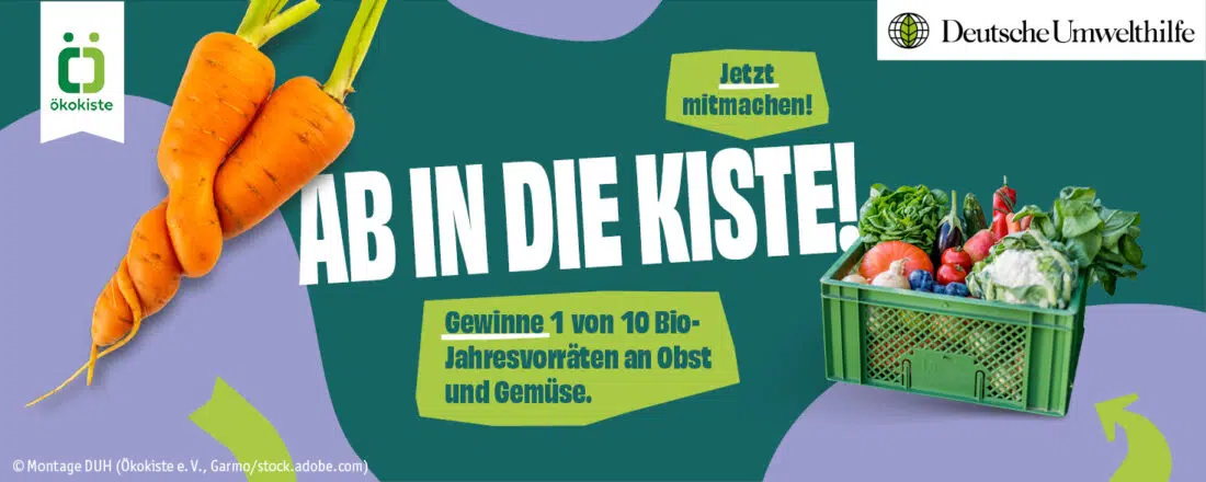 Ökokiste bei Deutscher Umwelthilfe gewinnen