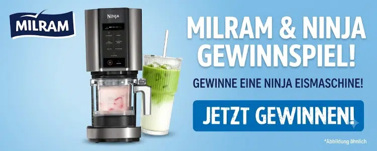Ninja Creami bei Milram gewinnen
