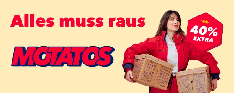 Räumungsverkauf von motatos