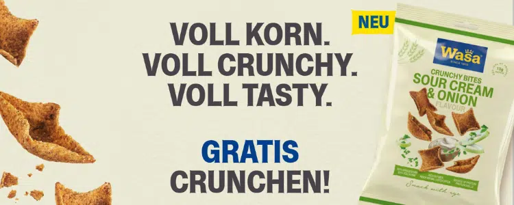 Wasa Crunchy Bites gratis testen
