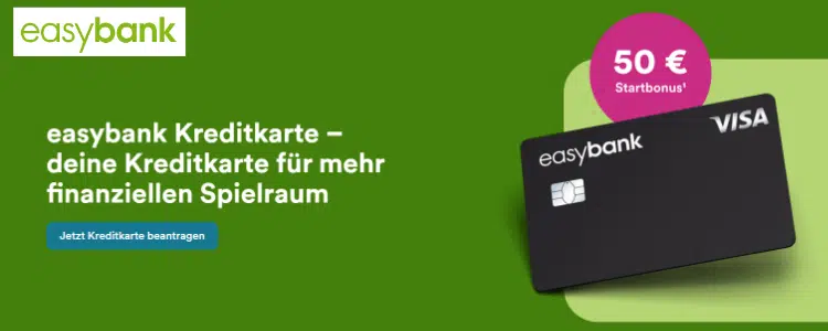 easybank 50€ Startguthaben