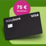 75€ Startguthaben für easybank Kreditkarte