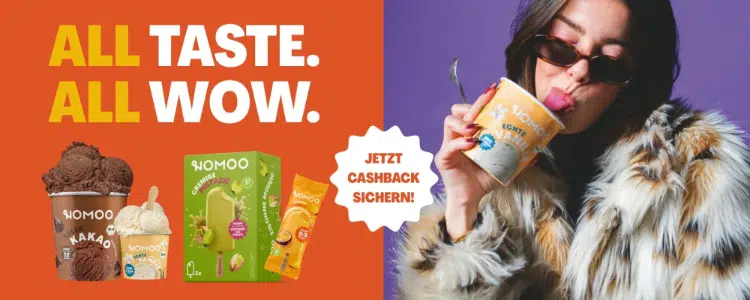 nomoo Eis; 2-für-1-Aktion