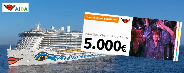 5.000€ AIDA-Gutschein gewinnen