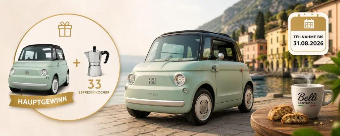 Fiat Topolino gewinnen