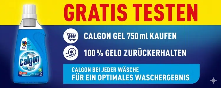 Calgon 4in1 Wasserenthärter Gel gratis testen