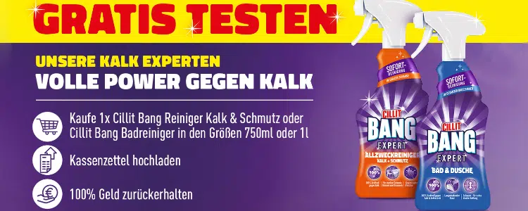Cilit Bang gratis testen