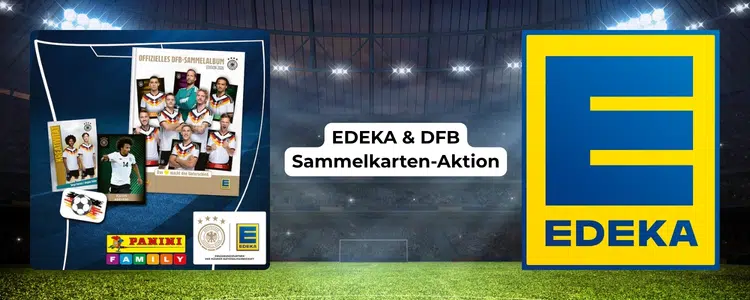 EDEKA Panini DFB Sammelkarten gratis
