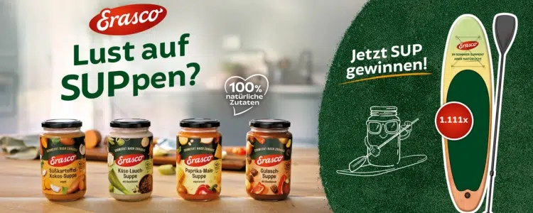 Erasco-Gewinnspiel SUP