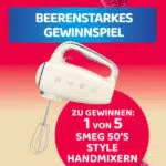 SMEG Handmixer mit kinder Pingui gewinnen