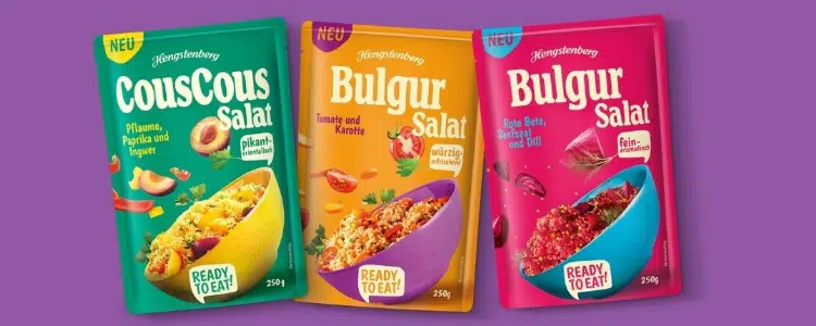 Bulgur- und Couscous-Salate von Hengstenberg