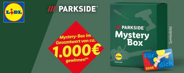Lidl Gewinnspiel: Mysterybox im Wert von je 1.000€
