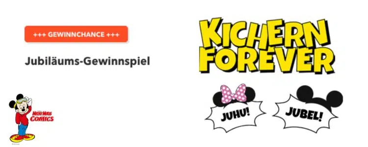Micky Maus Gewinnspiel