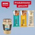 REWE Produkttester; Sesampaste; Proteinriegel