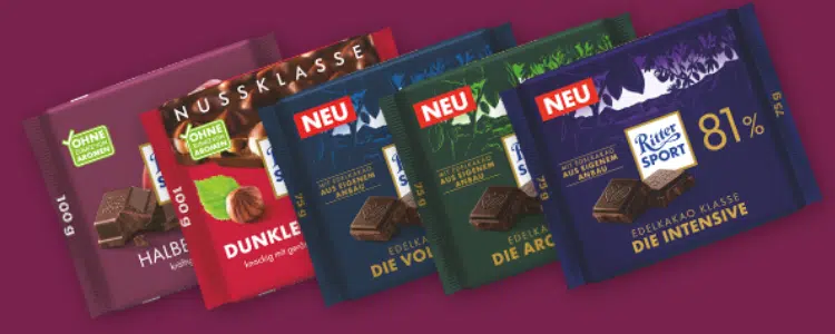 Ritter Sport Schokolade gewinnen