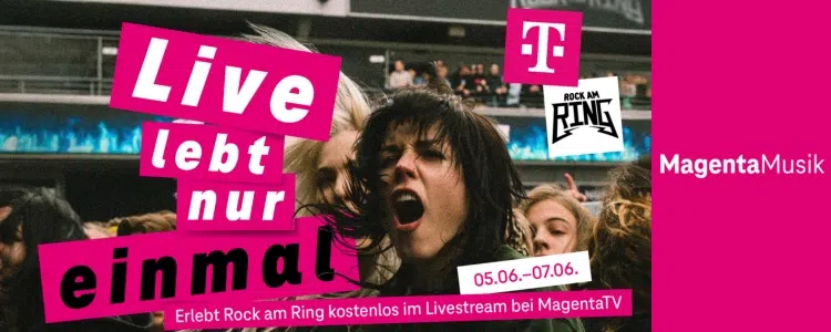 Rock am Ring 2026 Livestream gratis MagentaMusik