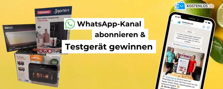 Testgerät bei Kostenlos.de gewinnen