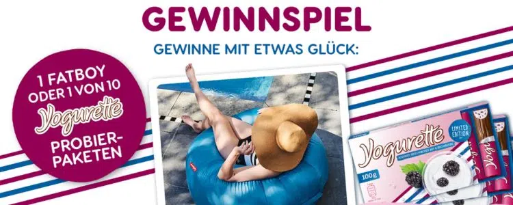 Yogurette Gewinnspiel