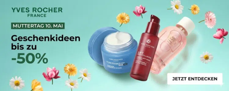 Muttertagsaktion bei Yves Rocher