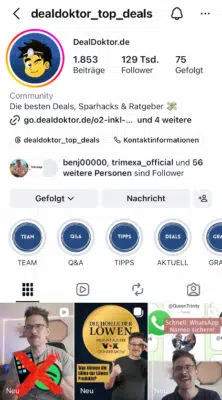 DEalDoktor-Account Instagram